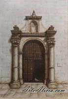 To extend photo of picture: Portada de la iglesia del Jerte